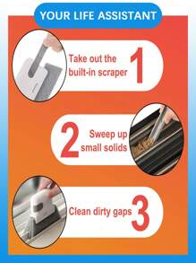 1pc Window Cleaning Brush,Groove Cleaner,Bathroom Cleaning Tools,,Window Sill Cleaner Tool,Mesh Screen Cleaner,Window Track,Cleaning Tools,Fuller Brush Window Cleaner,Sliding Door Track Cleaner