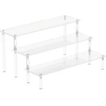 1/2/3/4 层亚克力展示架、透明香水收纳架、纸杯蛋糕架、POP 人物架、派对桌甜点架、梳妆台、房间装饰和收纳 - 均碼 - 查看 2