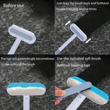 ZCJGOO Pet Hair Removal Tool,Cat/Dog Hair Remover With Extra Long Handle,Cat Lint Squeegee For Furniture,Carpet,Clothes, Bedding,Car,Window 24809 - 2-pcs - View 2