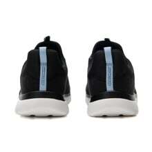 Skechers 女鞋休閒鞋女士一腳穿脫運動休閒鞋舒適透氣運動休閒鞋150257-BKBL - 黑色 - 查看 5