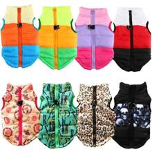 Warm Dog Clothes For Small Dog Windproof Winter Pet Dog Coat Jacket Padded Clothes Puppy Outfit Vest Yorkie Chihuahua Clothes 35 - Black Skull - View 2