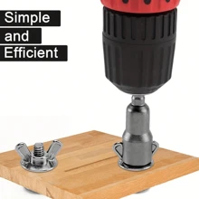 2/1pc Premium Steel Butterfly Screw Hexagonal Socket - DIY Project Cutting Tool