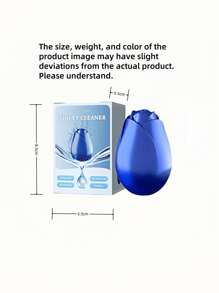 Jue-Fish 1 Packung Toiletten-Rose Reiniger, Badezimmer Zuhause Toiletten Fleckenentferner, Geruchsentferner, hinterlässt Duft, leistungsstarker Reinigungswirkstoff zum schnellen Auflösen verschiedener Toilettenverschmutzungen für eine erfischte und saubere Toilette