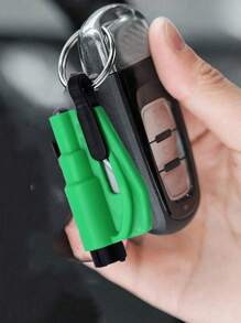 2-In-1 Emergency Seatbelt Cutter With Car Keychain, Hammer, Mini Fire Hammer, Escape Tool For Car Emergency, Window Breaker,Portable Rescue Tool Keyring,Emergency Hammer,Car Emergency Escape Device Window Breaker,Life-Saving Multifunctional Emergency Window Glass Breaker Tool - Easily Break Glass And Cut Seat Belts In Emergencies