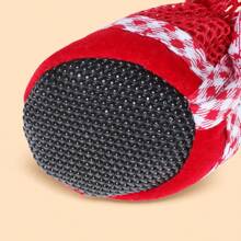 Set de 4 zapatos para perros con suela suave antideslizante y malla, zapatos para mascotas de razas pequeñas con suela blanda y transpirable, para usar en todas las estaciones