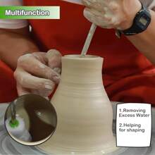 Telescopic Sponge Pottery Tool Sponge Stick - Multicolor - View 5