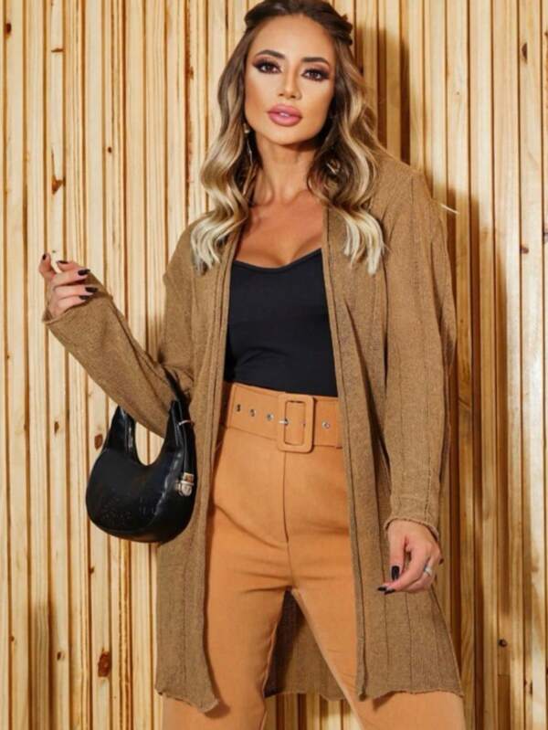 Casaco Tricô Lã Feminino Inverno Manga Longa Kimono 36-44  Lupinacci Tricot