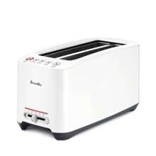 Lift & Look Long Slot 4 Slice Toaster White BTA630XL: 1600W, Plastic, 1-Year Warranty, Spot Clean, 8.2 Height - 1 - View 2