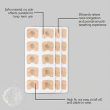 1Set Magnetic Anti Snore Nose Clip Rightly Breathe Nasal Pastes With Nose Clip For Nasal Congestion Relief