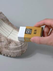 1pc/2pcs Suede Eraser Shoe Shine Cleaning, Suitable For Suede, Sneakers, Hole Shoes, Small White Shoes, Sneakers, Etc., Stain Removal Dry Cleaning Eraser, Toilet Tools, Cleaning Utensils, Bathroom Decoration