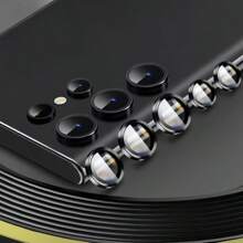 4 Sets Of Mixed-Color Compatible With Samsung Galaxy S25 S23 S22 Ultra S25 S24 Plus S23+S24 Ultra S23 Ultra S25 Ultra Camera Lens Protective Film, Ultra HD 9H Reinforced Glass And Metal Separate Ring Cover, Easy To Install, Scratch-Proof, Suitable For Housing +1pc Storage Box.