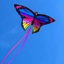 2pcs Colorful Butterfly Kites, Suitable For Outdoor Games And Activities, Single-Line Kites And Flying Tools, Suitable For Lovers [Plus 100m Line Board] - Multicolor - View 3