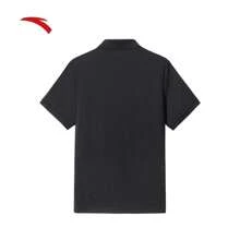 Anta Short Sleeve Polo Shirt For Men, New Summer Breathable Collared Casual Business T-Shirt, Sports Tops