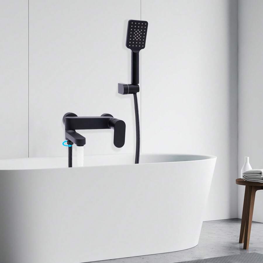 YUNRUX Bathtub Faucet Faucet Bath Faucet Shower Set With Hand Shower Bathroom Faucet - Black - View 1
