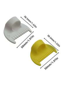 1/2 件简易缝纫工具 - 耐用的塑料边缘缝纫锁和缝纫工具，适合初学者和老年人，间距 4 毫米和 3 毫米，非常适合 DIY 手工缝纫项目，缝纫配件 | 符合人体工程学的设计 | 表面光滑