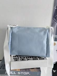 新款 2025 可爱女大学生水桶包 10cm 娃娃侧包透明包时尚女士斜挎包小钱包和手提包单肩包女孩 Ita 包 JK 制服包带徽章展示板尼龙包