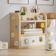 500Pcs Police Badge Stickers Roll Police Stickers Police Label Stickers Pieces Police Badge Name Tag Stickers Cool Stickers Vinyl Waterproof Stickers Aesthetic Laptop Sticker Pack Skateboard Stickers Water Bottle Stickers Notebook Stickers - Multicolor - View 5