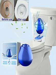 Jue-Fish 1 Packung Toiletten-Rose Reiniger, Badezimmer Zuhause Toiletten Fleckenentferner, Geruchsentferner, hinterlässt Duft, leistungsstarker Reinigungswirkstoff zum schnellen Auflösen verschiedener Toilettenverschmutzungen für eine erfischte und saubere Toilette