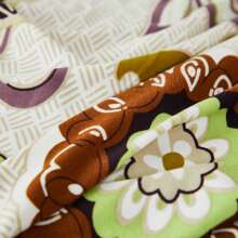 1pc Sofa Cover With Ruffled Skirt Design, In-Style! Refresh Your Living Room Sofa, Adorable Look With Protection, Easy To Create A Cozy Home Atmosphere - Flowers In Bloom - View 5