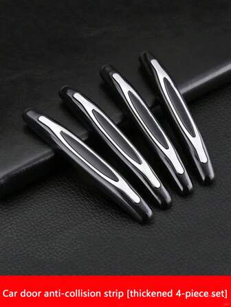 4pcs/Set Car Door Edge Guards, Anti-Collision Protective Strips, Door Trim, Scratch & Collision Protector For Vehicle