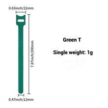 20pcs Color Multi Functional Hook And Loop Cable, Earphone Cable, Charging Data Cable, Storage Collection Cable, Ethernet Cable Binding Cable, Gardening Organizing Cable Tie