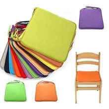 1 件方形椅垫，带防滑带，适用于餐桌、沙发、枕头、家庭、办公室、汽车座椅