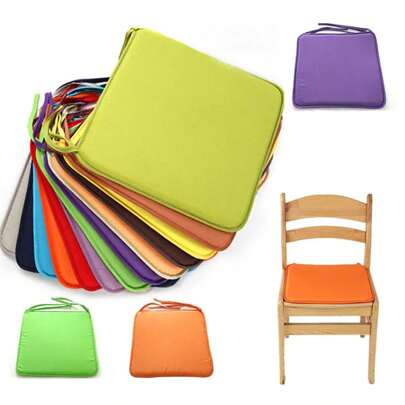 1 件方形椅垫，带防滑带，适用于餐桌、沙发、枕头、家庭、办公室、汽车座椅