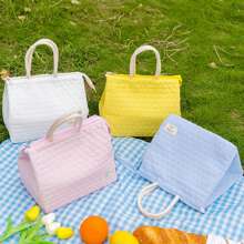 1 pieza Bolsa aislada de gran capacidad para picnic y camping al aire libre, disponible en varios colores