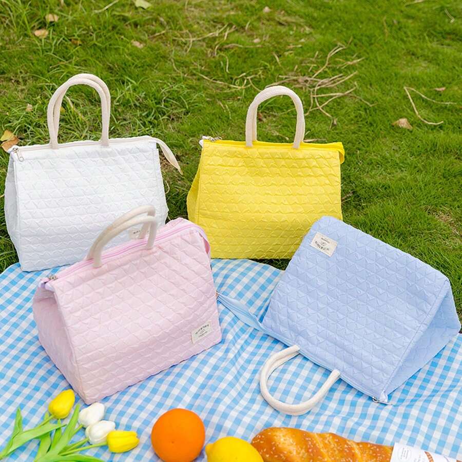 1 pieza Bolsa aislada de gran capacidad para picnic y camping al aire libre, disponible en varios colores