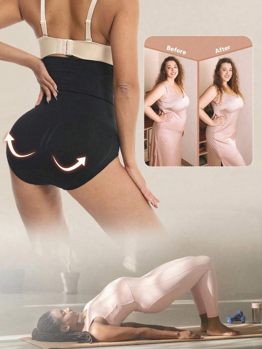 1 Pc Seamless High Waist Shaping Panties Slimming Tummy Control Waist Trainer Body Shaper Shapewear For Women Underwear Women's Underwear Sheath Flat Belly Woman Lingerie Briefs Butt Lifter