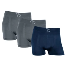 Rafa Parize Kit 3 Men's Boxer Briefs RP Original Adult Premium - 多彩二 - 查看 1