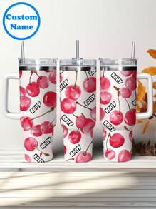 Customize This 40oz Stainless Steel Tumbler Sports Water Bottle With Any Custom Text, Name/Initials To Make A Perfect Gift! Perfect For A Bachelorette Party, Birthday Party, Or Any Event.