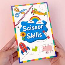 48pcs Interesting Paper Cutting Activity Book Suitable For Teenagers - Develop Scissor Skills, Exercise Hand Flexibility, Early Craft Learning, Kindergarten Paper Cutting Training, Paper Cutting Learning For Children Aged 3+, Cultivate Paper Cutting Interest, Handcraft Learning, Ideal For Mother's Day, Christmas, Back To School, Children's Birthday Gift