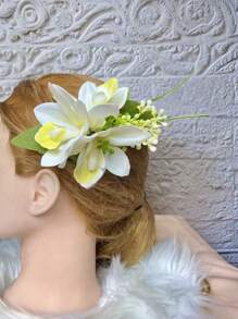 超大波西米亚风格树脂发夹，复古多色发饰，女士发夹发夹，适合正式场合、婚礼、母亲节、海滩度假、户外派对、周年纪念和生日礼物，发夹发夹爪夹发夹，学校用品，大学 - 彩色 - 查看 16