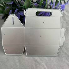 创意盒式金属切割模具、DIY 剪贴簿相册和压花模板、贺卡制作工具、卡片纸切割工艺品、礼品卡制作模板模切