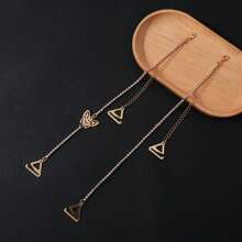 2 szt. damskie ozdobne ramiączka biustonosza ze strasami, modne seksowne odsłonięte ramiączka