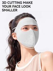 1pc Outdoor Sports Cycling Breathable Full Face Mask, Fashion Design - Multicolor - View 11