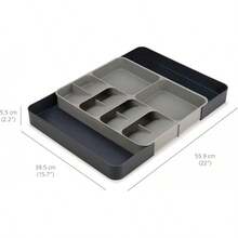 Joseph Joseph DrawerStore Compact Utensil Organizer Kitchen Drawer Silverware, Flatware Tray, Small, - 餐具和用具收納盒 - 查看 3
