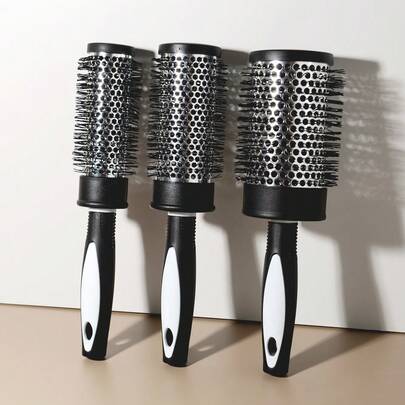 男女通用黑色发刷滚筒，尼龙刷毛圆形发刷，用于卷发造型和吹干头发，适合沙龙和家庭使用，返校，旅行度假必需品，女士发饰，刷子，发刷，边刷，刷头发，发梳，梳头发，顺发刷，球刷，迷你发刷，发刷套装，木梳，发刷，发刷，发梳，理发师，美发工具，美发产品，发饰，光滑后刷，护发，发梳，理发配件，梳头发，卷发刷，旅行，美发用品，顺发刷，球刷，迷你发刷，发饰，卷发产品，美发设备，配件，圣诞节，理发配件，发饰，美发，木梳，旅行必需品，旅行必需品，发型，美发