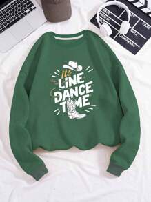 It S Line Dance Time Women's Fashion Sweatshirts