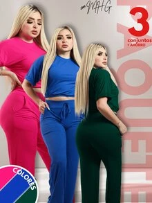 Rosa / Azul / Verde oscuro