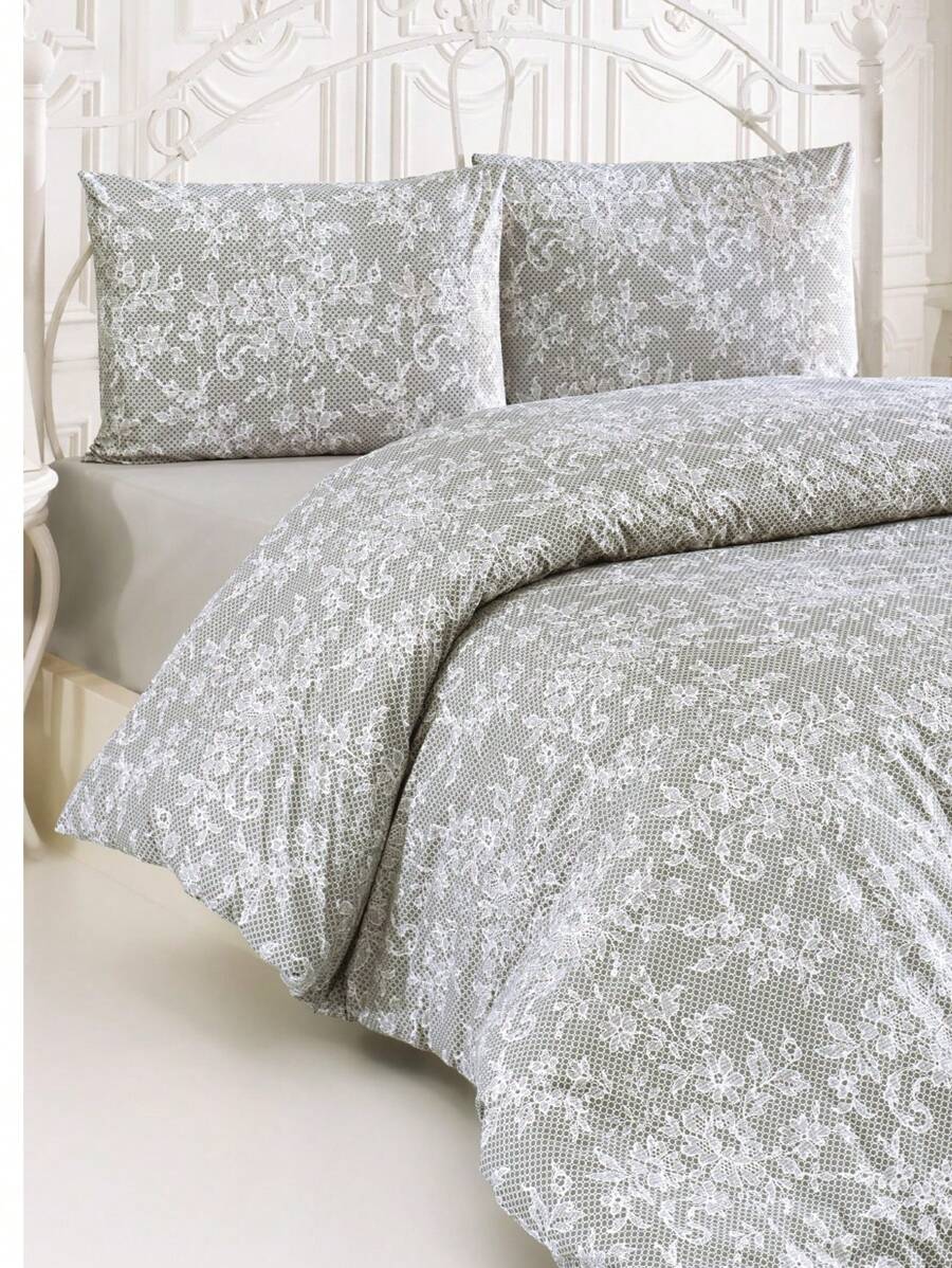 3 Pcs Duvet Cover Set | Sophisticated And Relaxing | 1 Pc Duvet Cover 135*200cm 200*200cm 220*240cm, 2Pcs Pillowcaswe 50*70cm - Blue - View 1