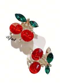 4个、2个或1个樱桃造型可爱迷你发夹，小巧精致，可作发爪或刘海夹，是派对礼物、情人节礼物和日常造型的完美之选。非常适合女性、女孩和青少年，为任何发型增添一丝甜美气息。这款可爱的发夹适用于各种场合，也可作发爪、发夹、学习用品、发饰、头部饰品等。 - 彩色 - 查看 7