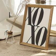Tranh treo tường đơn sắc XO, in câu nói của người nổi tiếng, phong cách retro, poster hiện đại đen trắng, tranh treo tường, tranh in retro, poster in, nghệ thuật retro, tranh trang trí nhà cửa, thích hợp trang trí phòng khách, phòng ngủ, poster sáng tạo không khung. - Nhiều màu - Xem 15