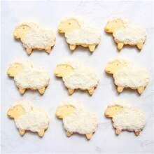 1pc/6pcs Stainless Steel Lamb Cookie Cutter, Cartoon Animal Baking Cake Mold Tool, Sheep Shaped Eid Al Adha Cookie Cutter - Silver - View 9