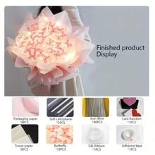 Bộ dụng cụ làm hoa bướm DIY (Không bao gồm đèn dây) - Nhiều màu - Xem 9