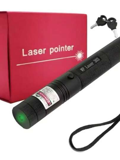 Super Caneta Laser Pointer Ultra Forte Alcance 50km - Verde