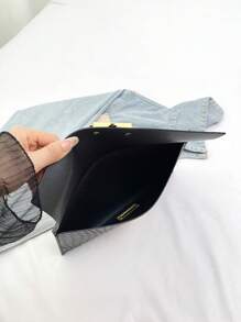 简约休闲网格图案 2025 新款时尚韩版女士信封长款手拿包 - 彩色 - 查看 8