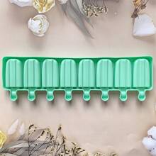 1 件硅胶冰棒模具，8 腔冰棒制作器，DIY 冰棒模具，适用于自制冰棒和冰棒 - 彩色 - 查看 8