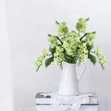 3PCS Artificial Magnolia Flowers Fake Flower Bouquet With Magnolia And Green Leaves Fake Silk Floral Arrangement For Wedding Home Table Vase Party Spring Decor